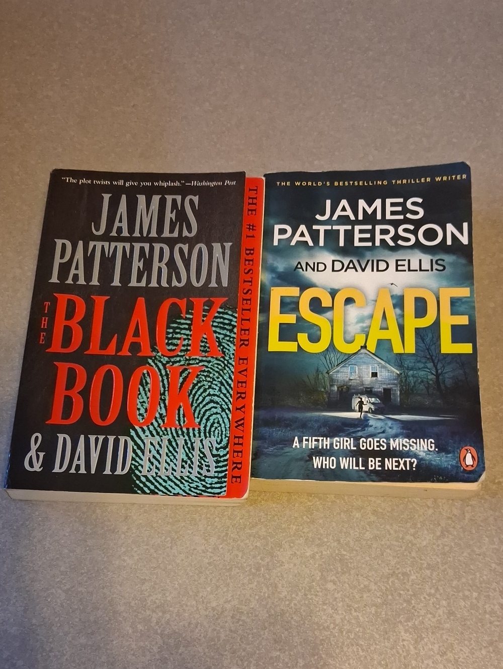 The Black Book & Escape - Paperback Book Set (Black, Yellow)